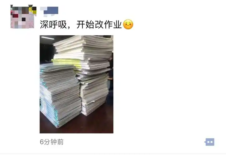 假期结束后,批改着学生交上来的作业,老师们差点疯了