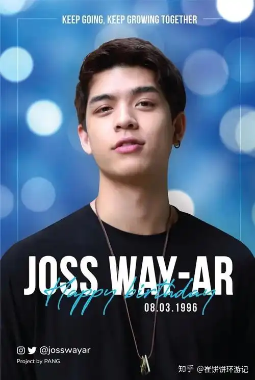 先来说说这位混血帅哥joss,因没看过他的影视作品,从海报中仅能判定他