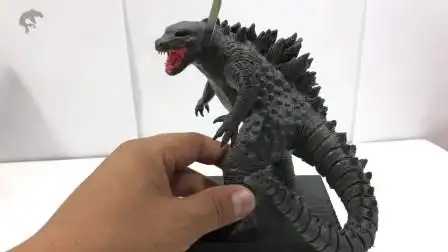 手办:用橡皮泥制作哥斯拉怪兽,就像从影片中走出来的一样