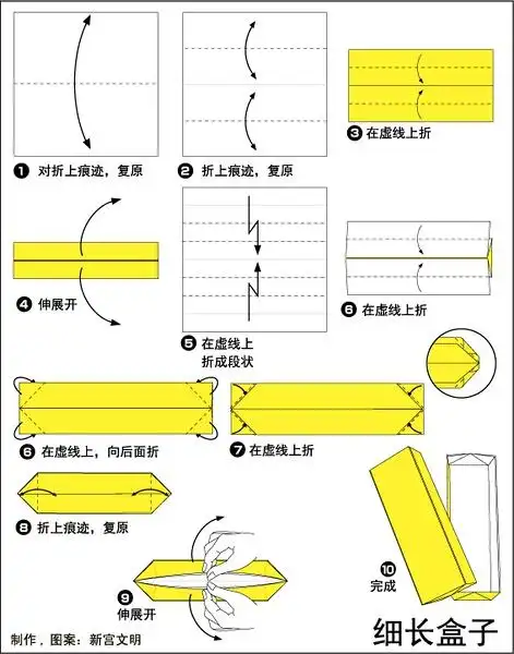 在用自己做的盒子将礼物装起来!今天教大家细长盒子的折纸方法,一