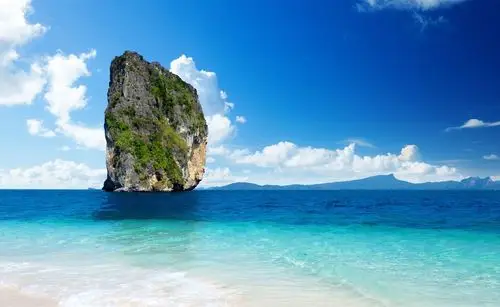 大海自然清新风景壁纸_蓝色的美丽大海