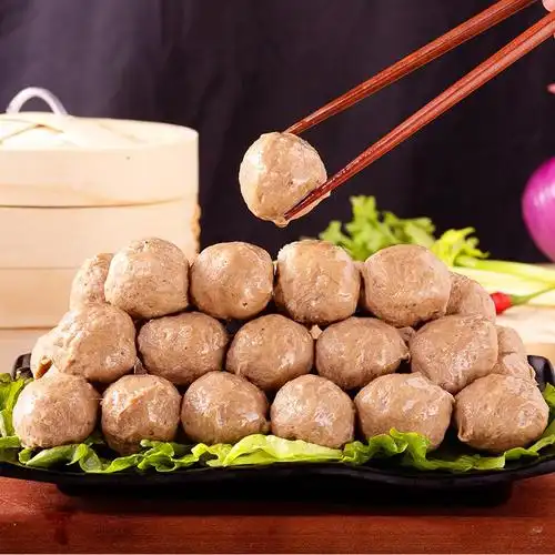 潮味码头撒尿牛丸爆汁包心牛肉丸潮汕正宗手工牛丸