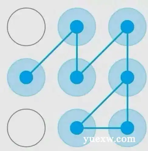 12星座手机手势密码图案花式的