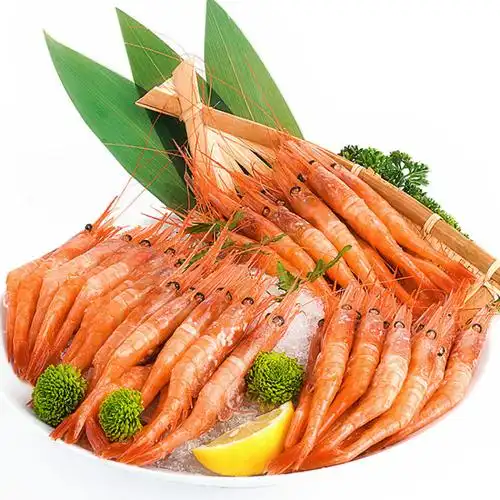 悦胜 冷冻俄罗斯北极甜虾刺身la 1000g 盒装
