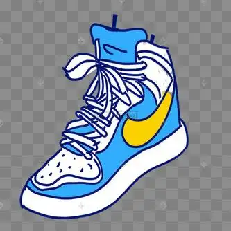 耐克运动鞋卡通图片_耐克运动鞋卡通设计图片素材大全-千库网