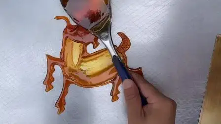 糖画制作"小羊",属羊的请举手