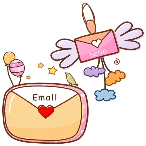 卡通信封图片