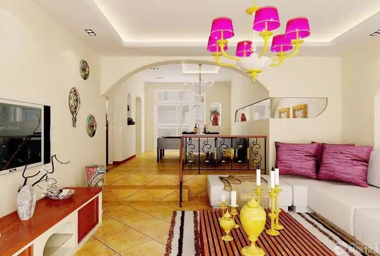 2020最新错层拱形门洞装修效果图片大全