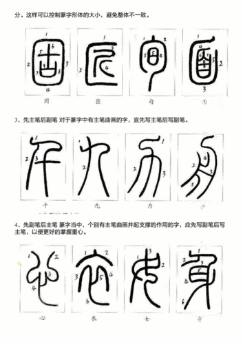 篆书书写的笔画顺序(组图).pdf 3页