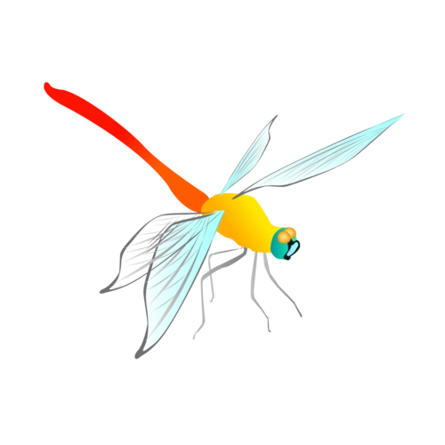 卡通手绘蜻蜓