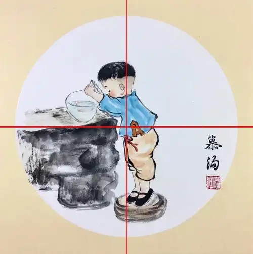 国画人物步骤图
