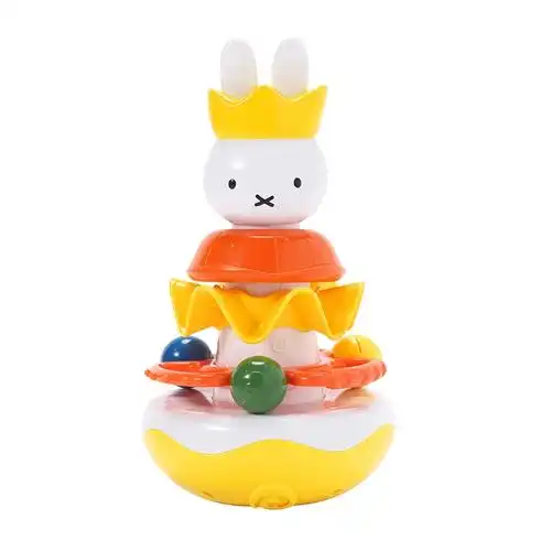 清仓价荷兰miffy米菲宝宝音乐叠叠乐不倒翁早教益智玩具正版