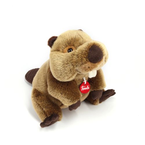 意大利trudi 河狸公仔大板牙海狸毛绒玩具可爱玩偶儿童生日礼物情人节