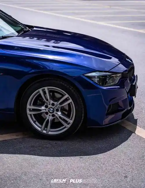 宝马3系lbfilm改色膜原厂漆深海蓝,精致帅气的飒!_搜狐汽车_搜狐网