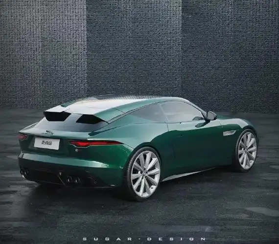 捷豹f-type61英国绿复古大方,宛如一块绿色翡翠"森林主人本该如此"