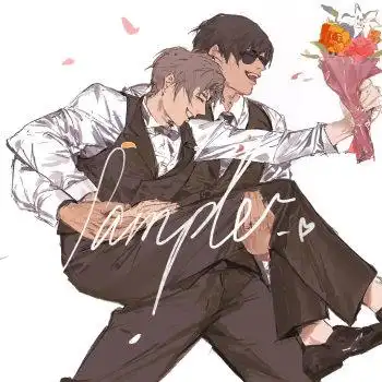 新婚快乐_盗墓笔记黑花黑瞎子解雨臣绘画作品