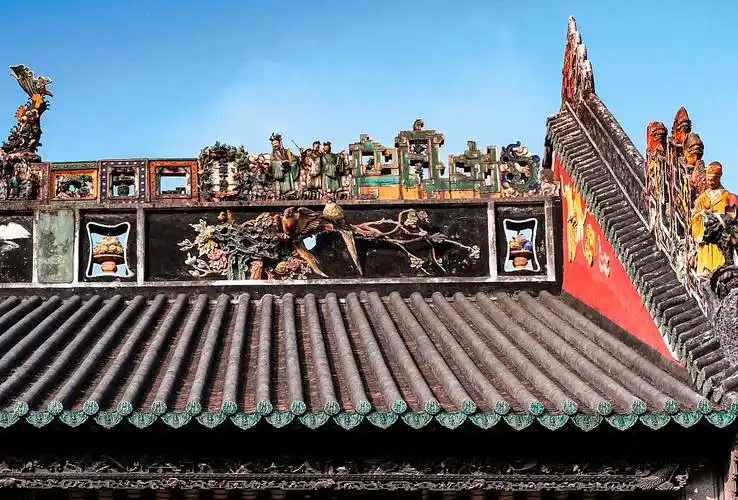 岭南传统建筑特色灰塑陶塑