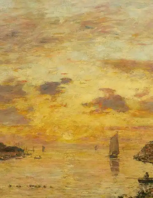 莫奈恩师,法国画家布丹的高清风景,震撼!_网易订阅