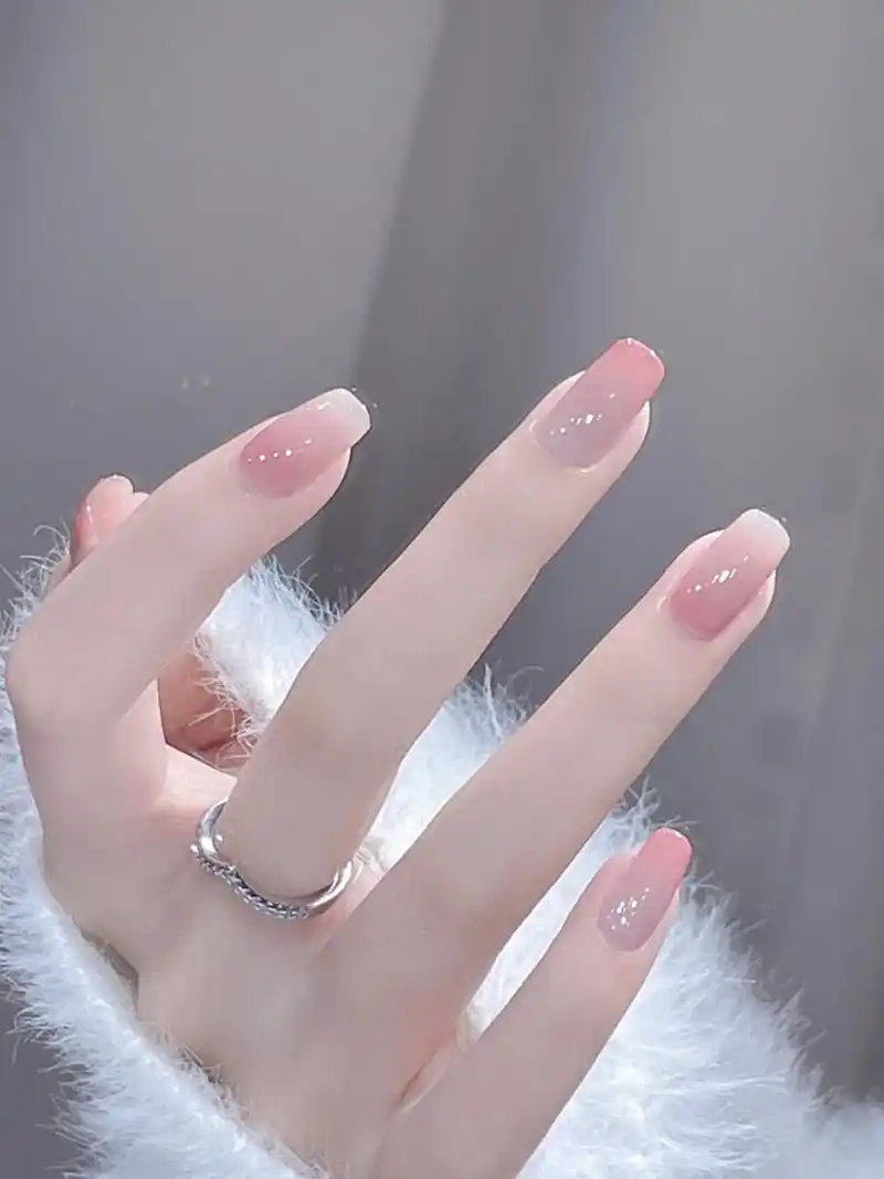 春夏美甲丨双色渐变78你一句春不晚丨我就到了夏江南9002#旅行