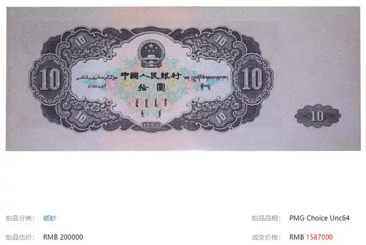 原创用过的10元纸币有一种能值158万谁家里有