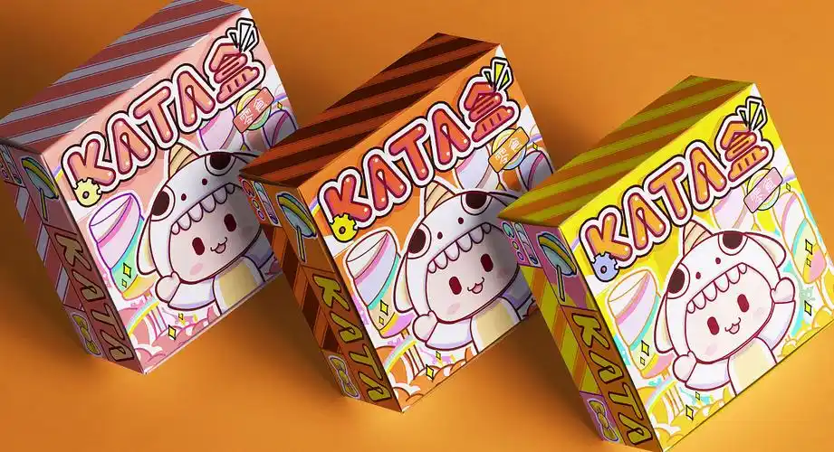 kata零食盲盒包装纸袋设计