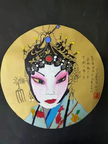 枣庄市少儿美术中心东方班《京剧人物——旦》