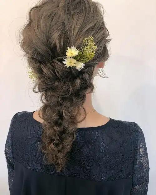 怎么编头发简单又好看,简单编发图片,发型图片