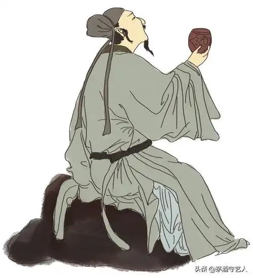 一人一杯酒,独坐独酌独自愁