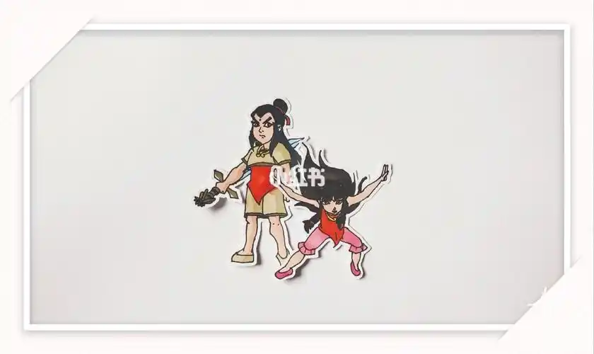 70简笔画之东方神娃