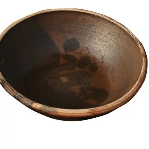 土碗土陶无釉饭碗传统农家陶粗碗碗家碗