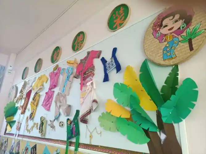 民族环创活动 写美篇主题一:多彩的傣装          好漂亮的傣族服饰呀