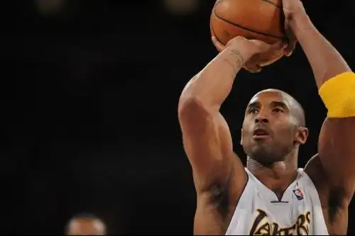 科比投篮的图片