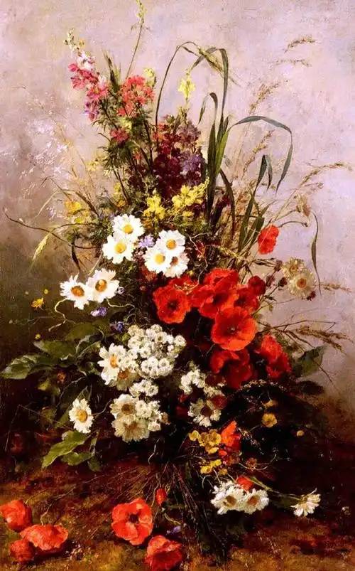 世界著名油画花卉欣赏
