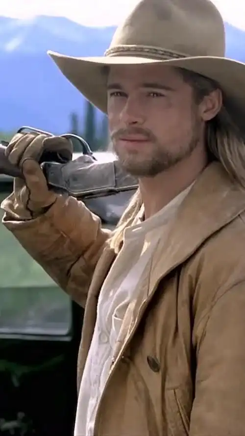 《燃情岁月》,最迷人的牛仔,布拉德皮特!最后那张含泪的眼神,好迷人