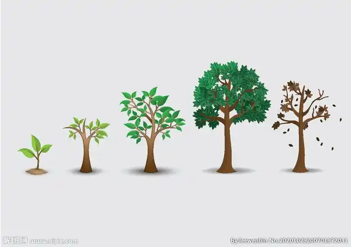 树木成长设计图__卡通设计_广告设计_设计图库_昵图网nipic.com
