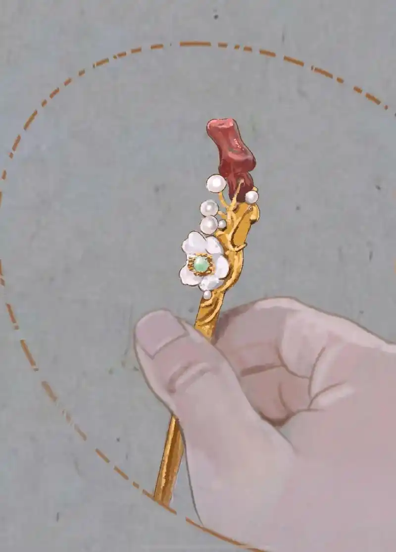 每日画一古风小物件.#画画 #古风插画 #梦华录@画师斑马  - 抖音