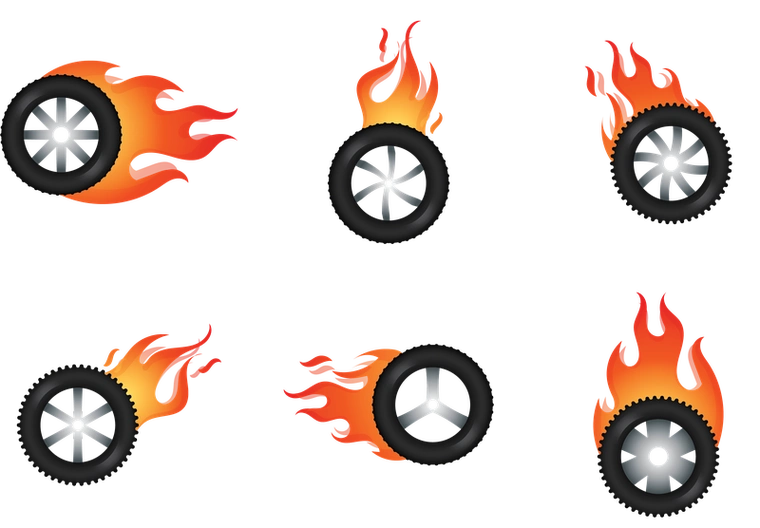 矢量风火轮插图