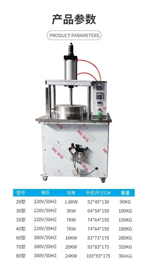 全自动烙饼机压饼机商用卷饼机小型烤鸭饼机春饼手抓饼卷饼机家用