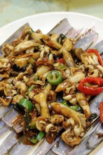 豉汁炒圣子王,这个好吃