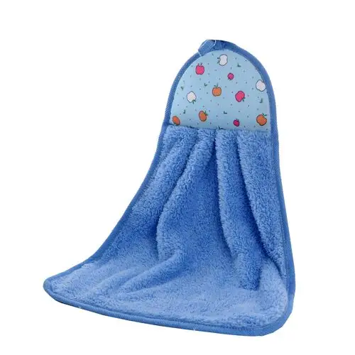 抹布清洁毛巾卡通儿童布儿童3条擦手挂式厨房手巾