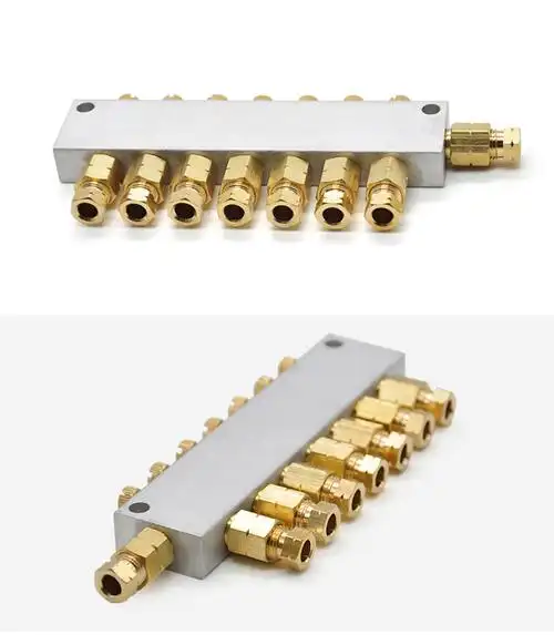 b型tk可调式分配器φ6-φ4分油器配件油路分配器润滑油泵可调油排