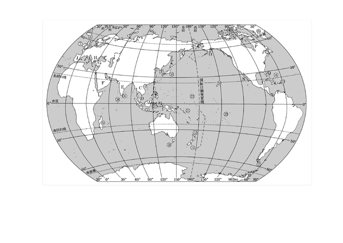 学生世界主要半岛岛屿群岛分布图