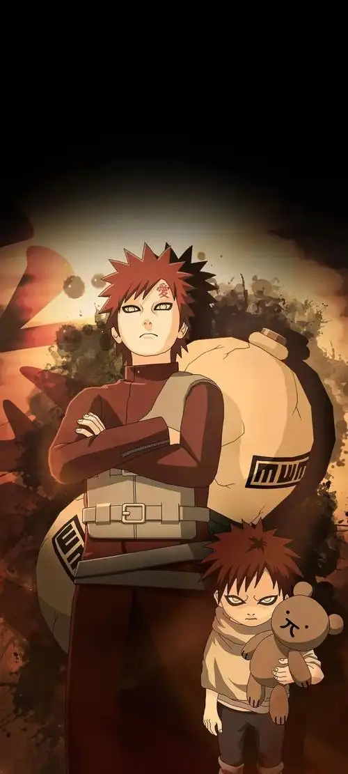 火影忍者五代风影我爱罗可爱帅气手机壁纸20张_腾讯新闻