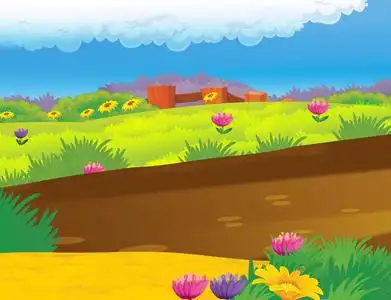 农场田地场景动漫图片-农场田地场景动漫素材-农场田