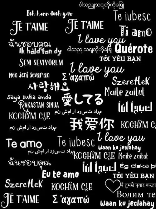 "我爱你"各国语言的读法和写法 (各国"我爱你"的读音与写法)-第2张