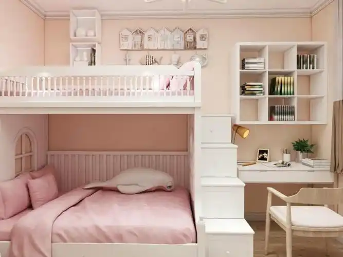 法木世家:二胎儿童房改造装修,双床设计有门道