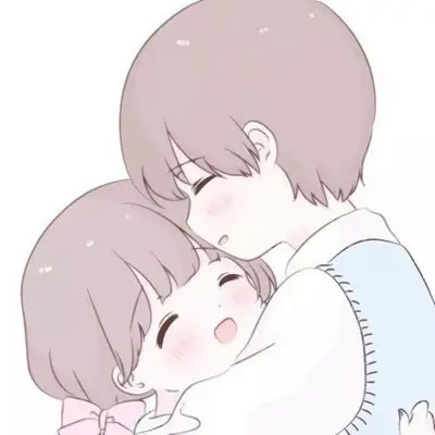 微信头像情侣动漫可爱 下一秒拥抱你