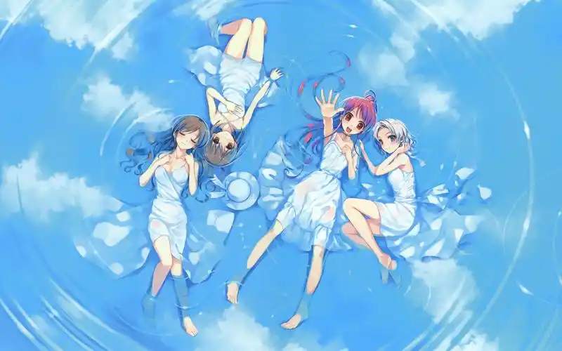 电脑壁纸 动漫卡通 动漫人物 污到你湿的漫画少女图片