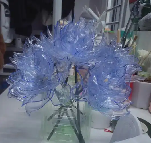 塑料瓶做的花花