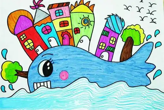 未来世界儿童画优秀绘画作品大全绘画作品图片大全绘画图片图片大全